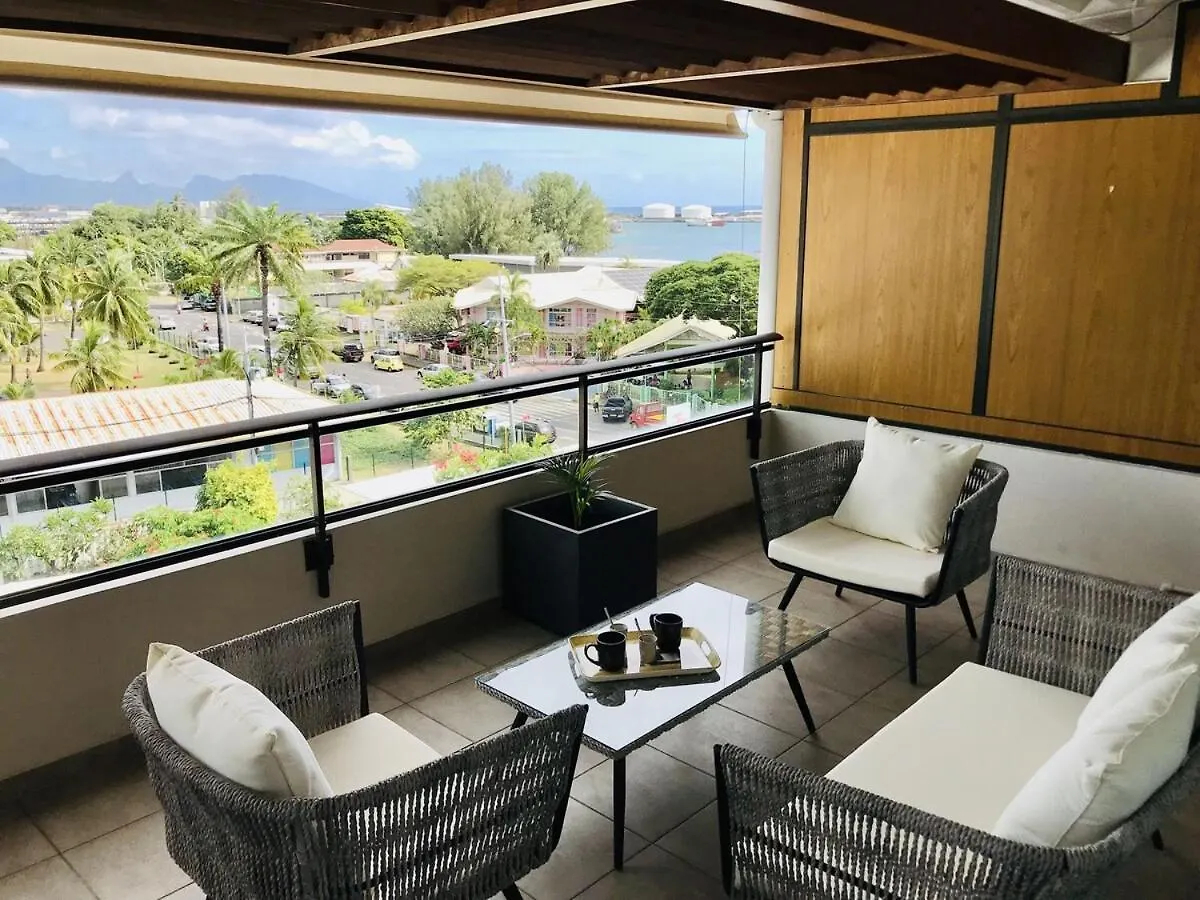 公寓 Tipanie- Great 1Bedroom In Ppt, Ac W Pool & Open View 帕皮提 法属玻利尼西亚