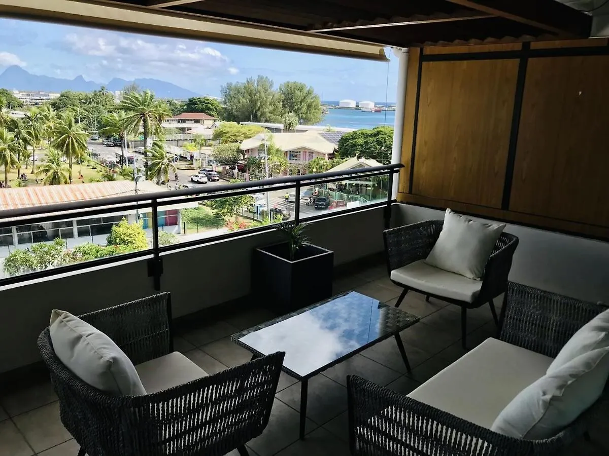 Tipanie- Great 1Bedroom In Ppt, Ac W Pool & Open View 帕皮提 法属玻利尼西亚